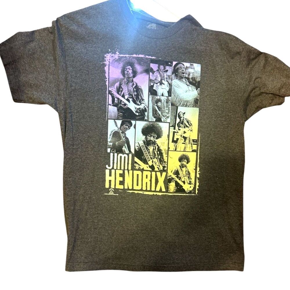 Jimi Hendrix - Gray Shirt 8 images of Jimi L Zion
